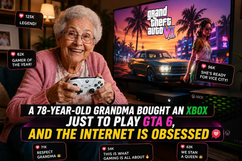 A 78 Year Old Grandma Bought An Xbox