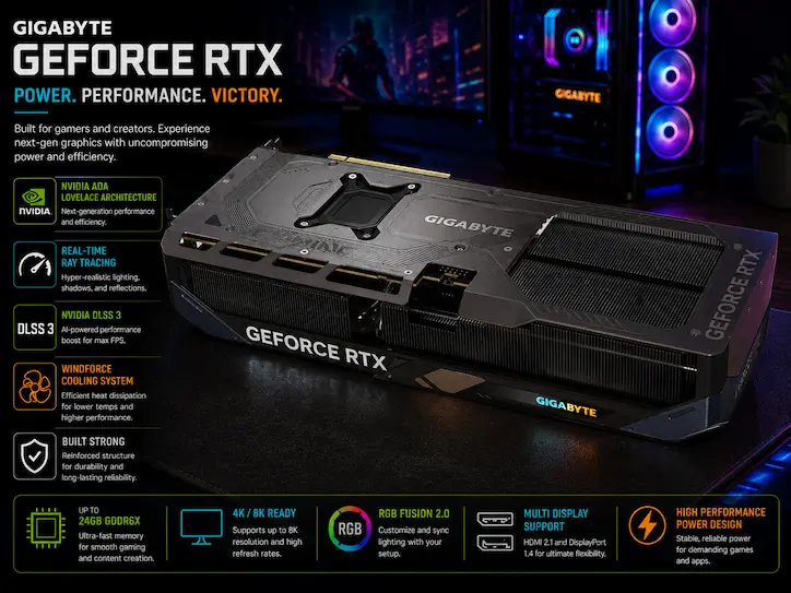 GIGABYTE GeForce RTX 5070 Ti Gaming OC 16G Graphics Card