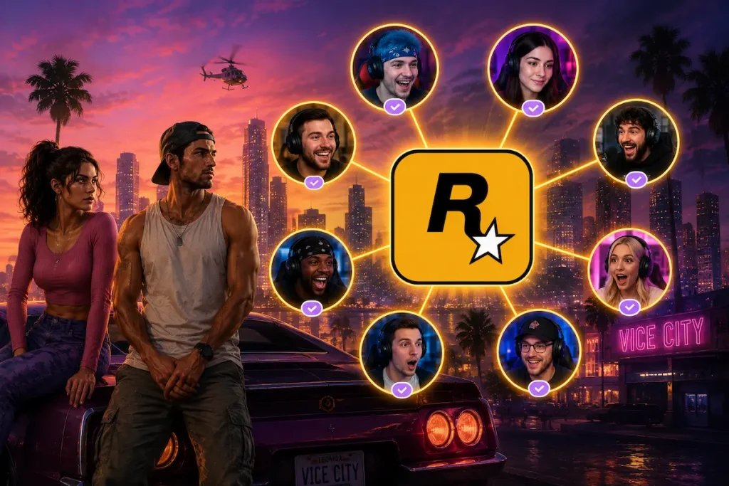 Rockstar Just Followed A Bunch Of Streamers
