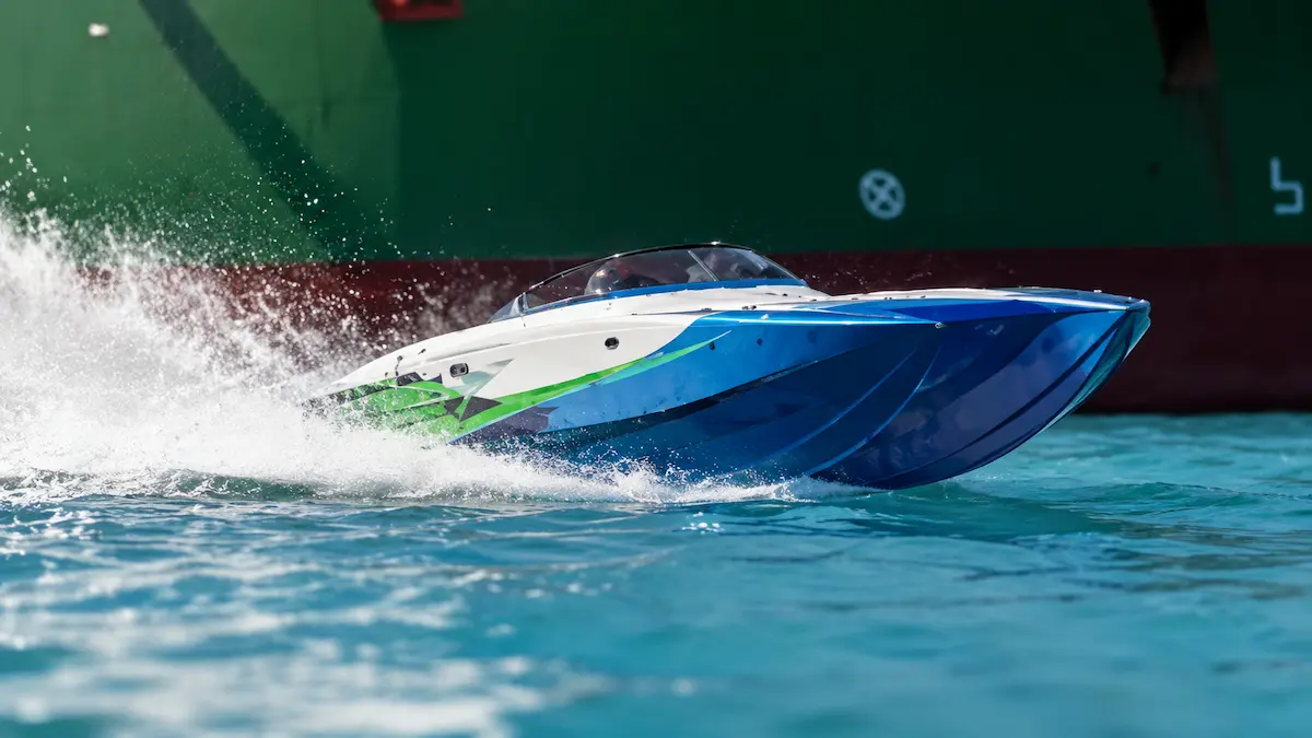 Unknown Speedboat (Skater 388)