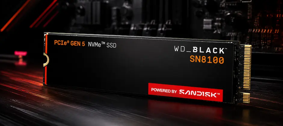 WD Blac SN8100 2TB NVMe SSD