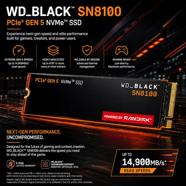 WD Black SN8100 2TB