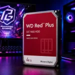 Western Digital 4TB WD Red Plus NAS Internal Hard Drive HDD