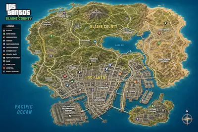 Leonida & Vice City Map